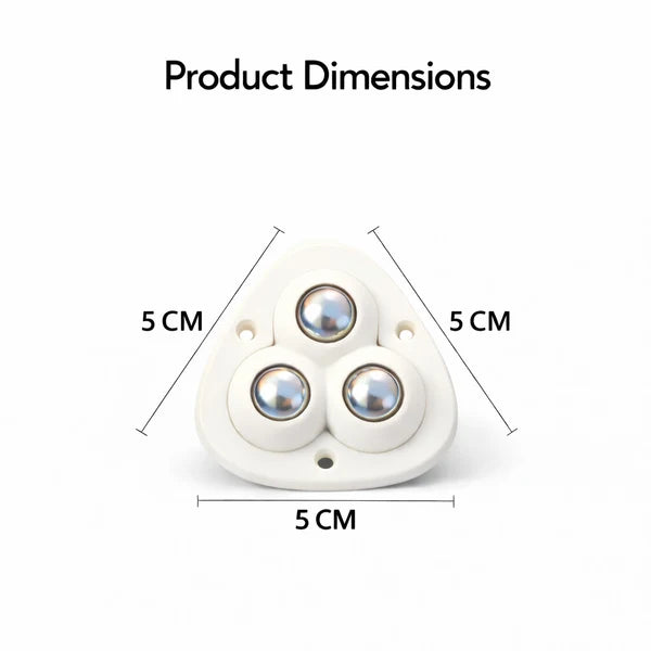 [Pack   Of   12]   Heavy   Furniture   Sofa   Table   Moving   Wheels   |   180   KGs   Weight   Capacity