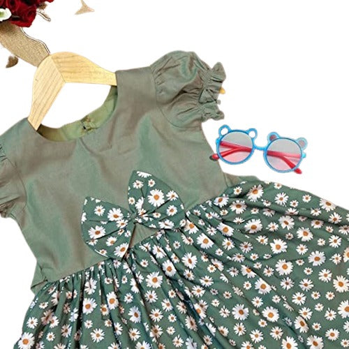 Adorable Baby Girl Floral Dress – Summer Party Outfit