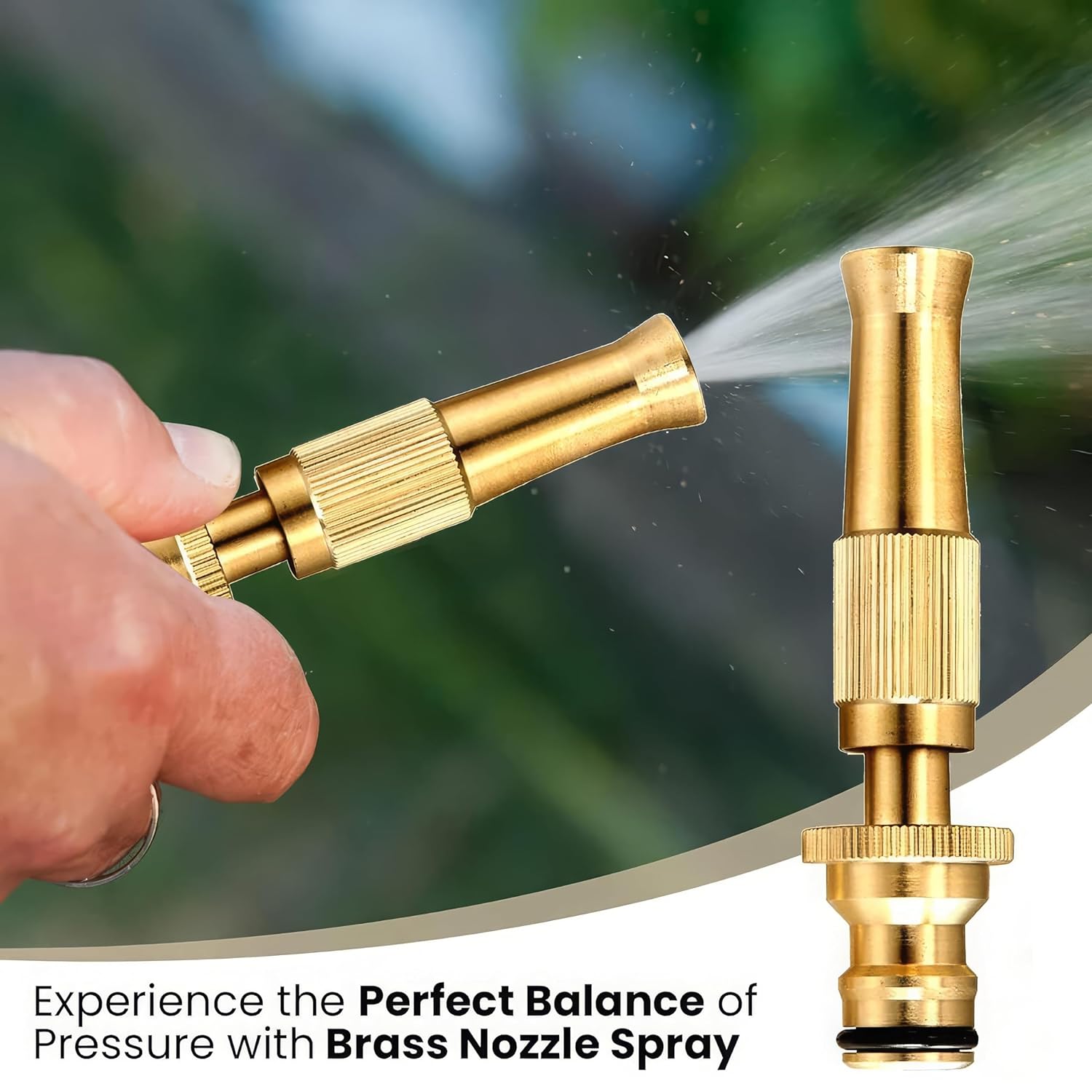 [Pack   Of   2]   High   Pressure   Brass   Water   Spray   Nozzle