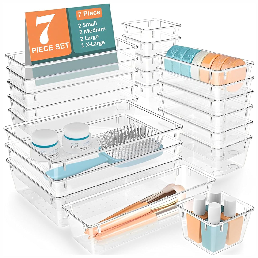 Acrylic Drawer Organizer Set - Premium Quality Guaranteed