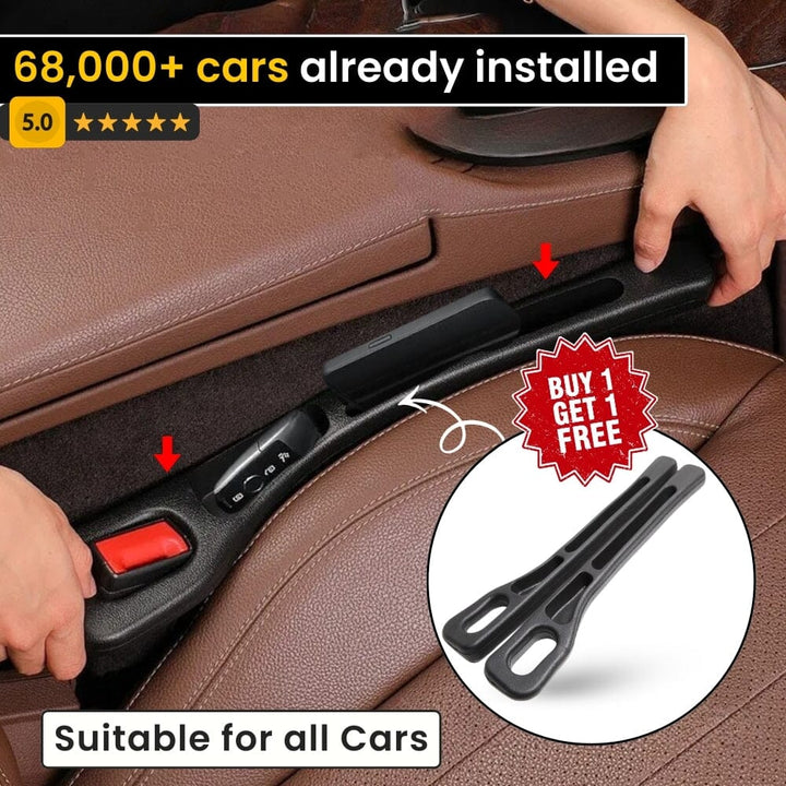 Car Seat Gap Stopper - No More Dropping Phones & Keys ( Buy 1 Get 1 FREE )