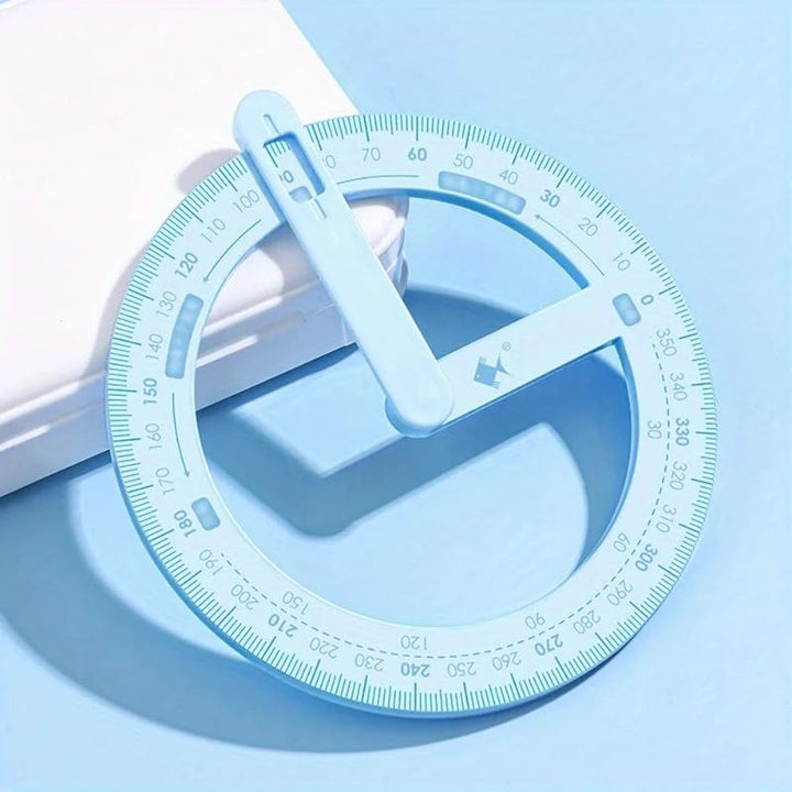Multi Angle Measuring Protractor Ruler 360 Degree Rotating Tool