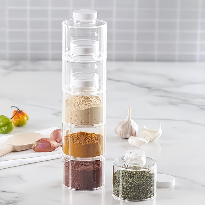 SpiceStack Modular Storage Tower (Set of 6)