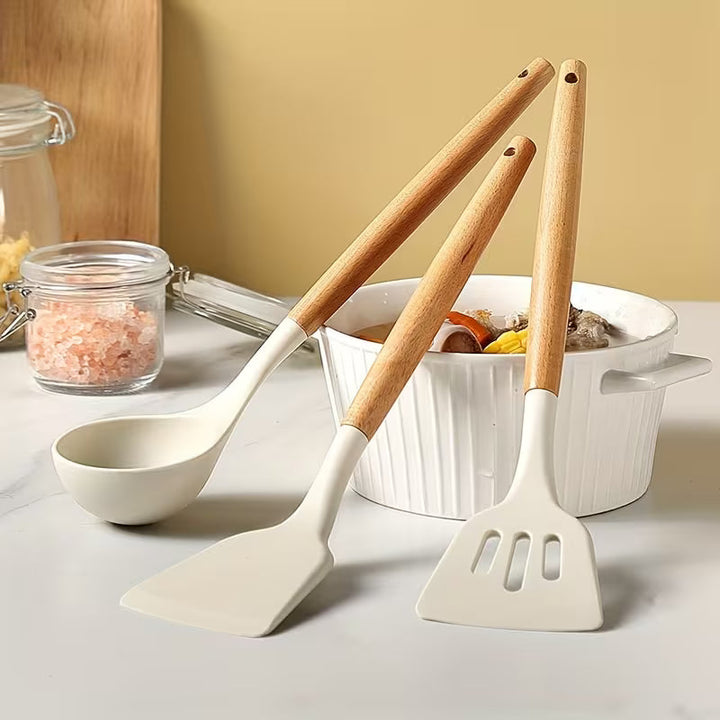 SiliChef Premium Heat-Resistant Silicone Kitchen Tool Set