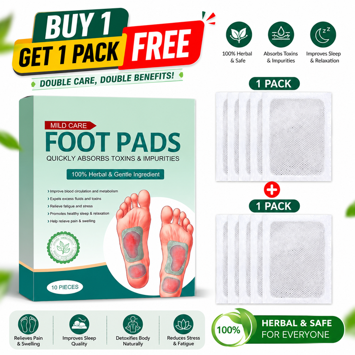 Premium Detox Foot Patches (Pack of 10) Buy 1 Get 1 Free!