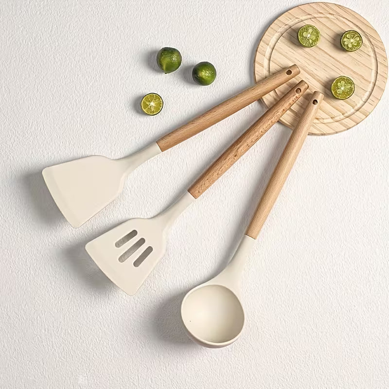 SiliChef Premium Heat-Resistant Silicone Kitchen Tool Set