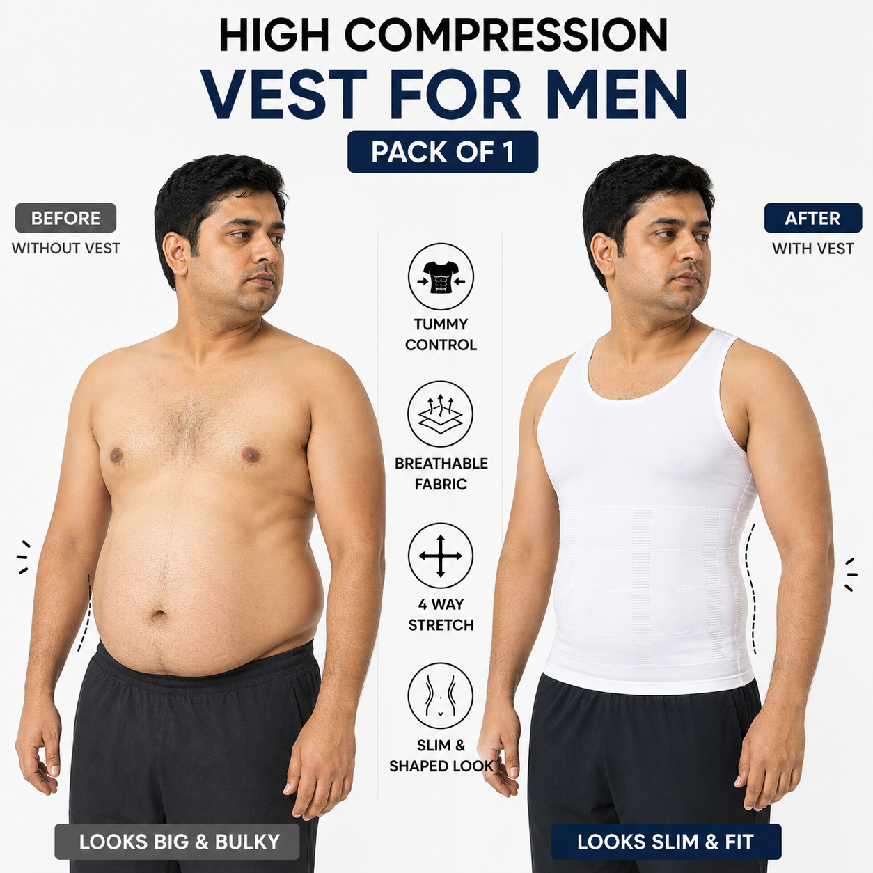 Men's Shapers Tank - Breathable Activewear Mesh