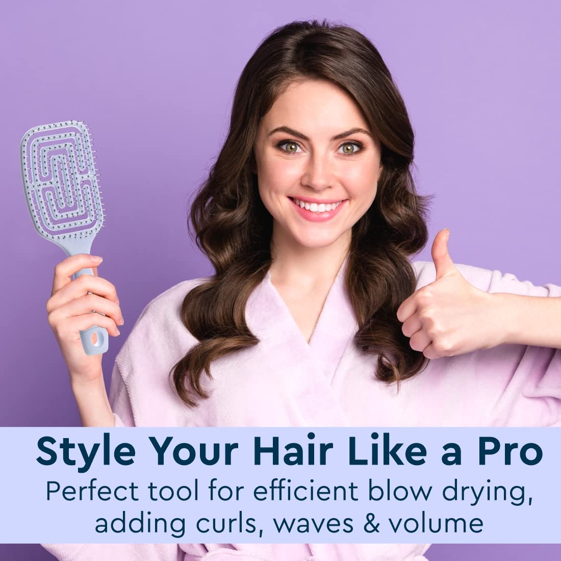 Viral 3D Flexible Hair Brush for All Hair Types