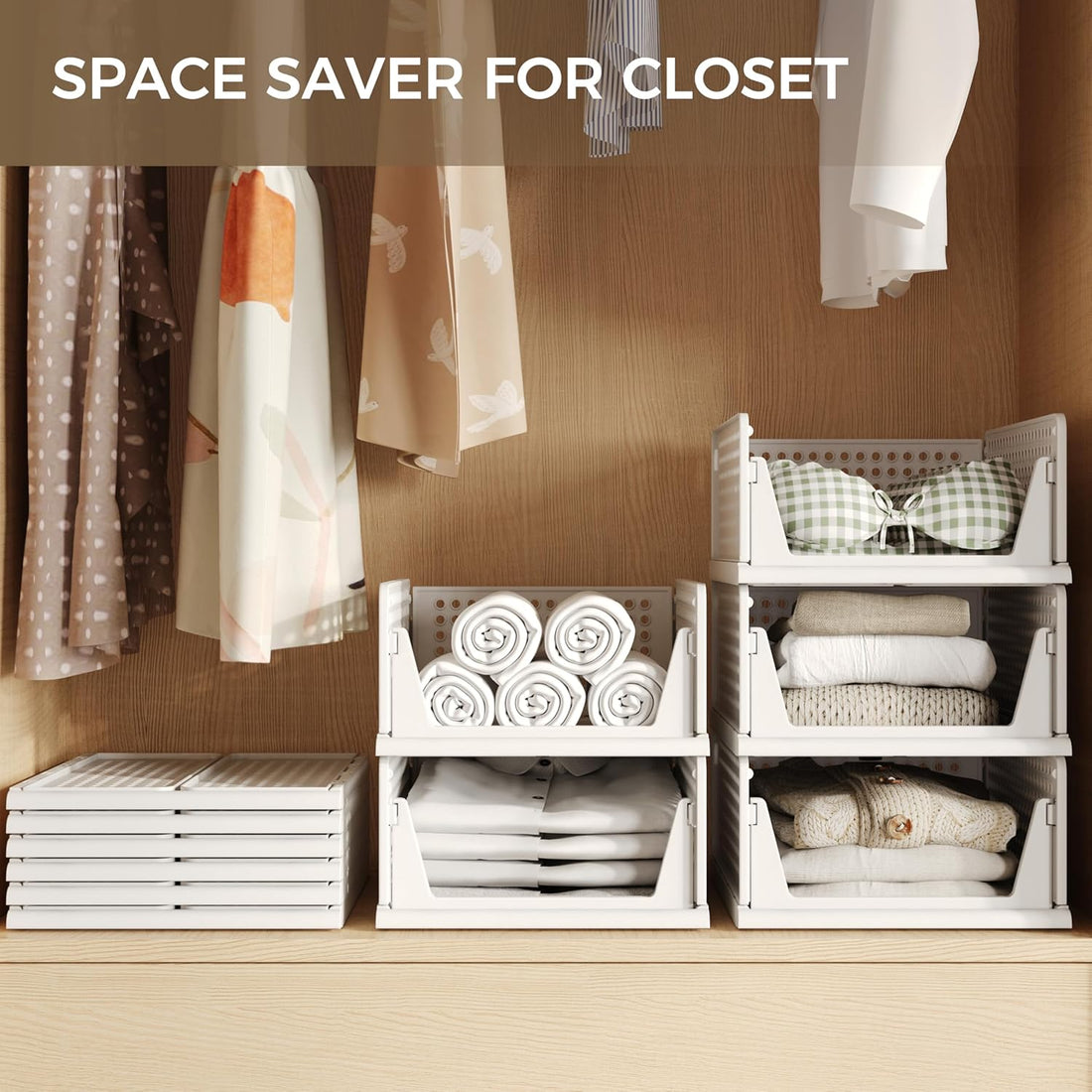 Stackable Wardrobe Organizer - Premium Quality