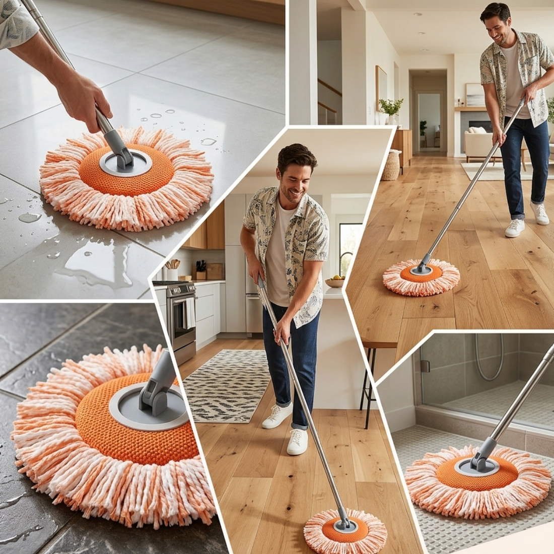 Multi-Surface Rotating Cleaning Mop