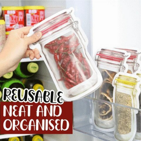 Bottle Shape Storage Pouch - 15 Pcs
