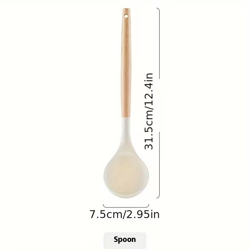 SiliChef Premium Heat-Resistant Silicone Kitchen Tool Set