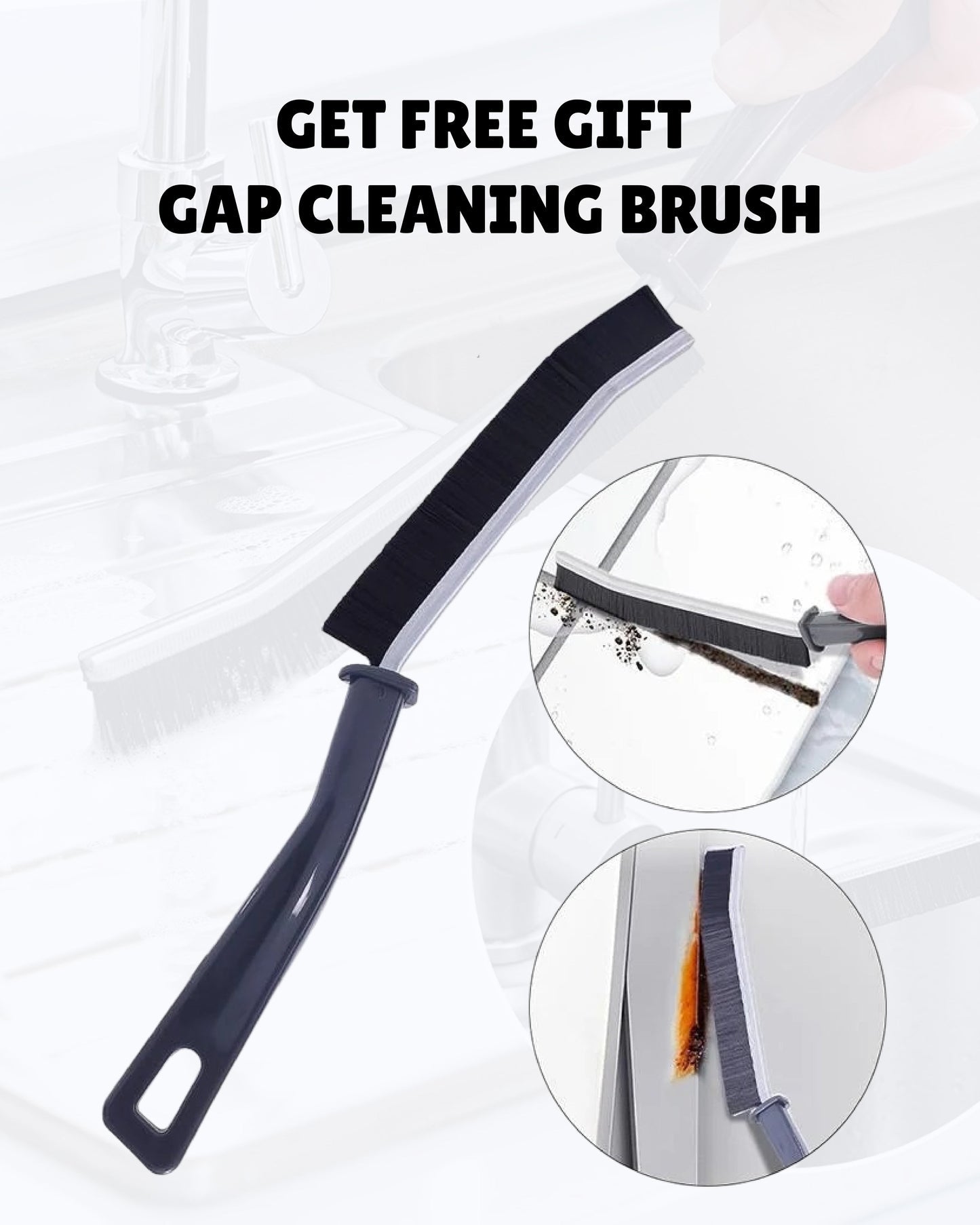 EXTENDABLE CLEANING DUSTER WITH 2 FREE GIFTS (Duster + 10 Dish washing net + Brush)