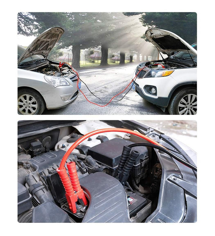 Car Heavy Duty Auto Jumper Cable, Battery Booster Wire Alligator With Clamps, Emergency Use 7ft, 500 AMP Car Battery Charging/Booster Cable