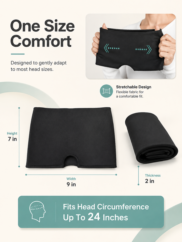 Headache Relief Cap | Cooling & Heating Therapy Wrap