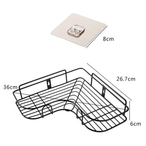 Self-Adhesive Bathroom Corner Shelf for Wall