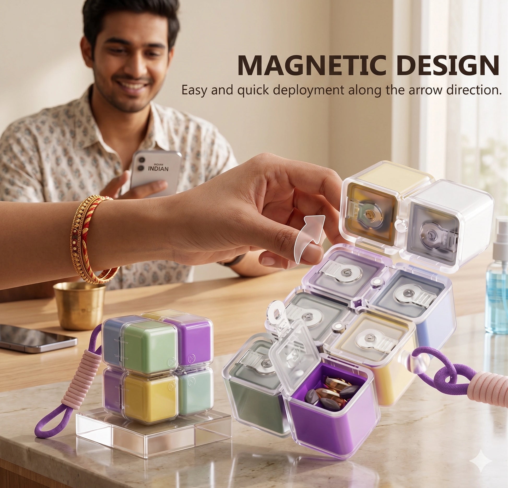 StorageCube – Compact Organizer | Multi-Storage | Everyday Essential