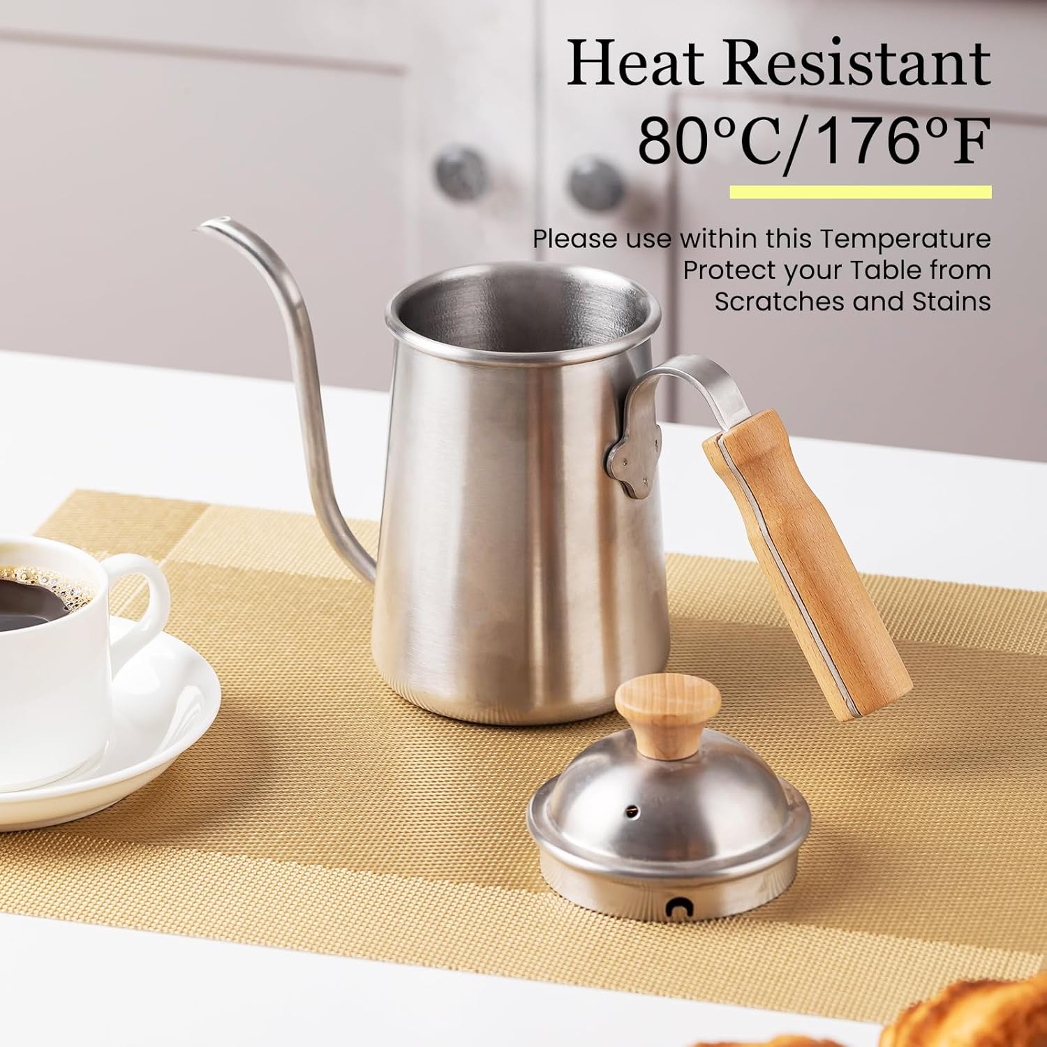 [Pack   Of   6]   Dining   Table   Heat-Resistant   Placemats