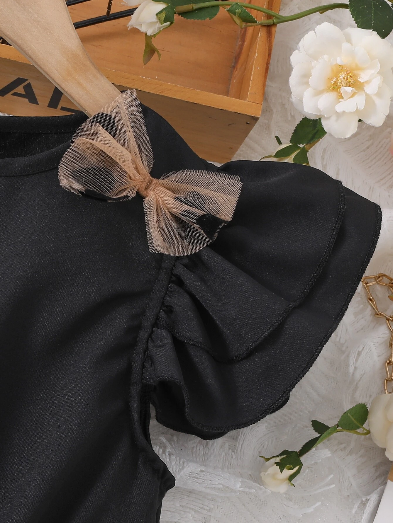 Adorable Baby Girl Dress – Maroon & Beige Heart Tulle Party Dress