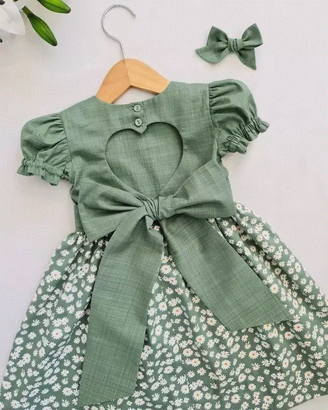 Adorable Baby Girl Floral Dress – Summer Party Outfit