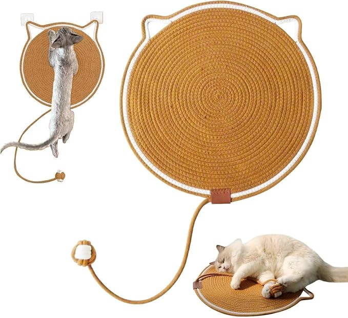 Cotton Thread Cat Mat, Woven Cat Scratch Pad