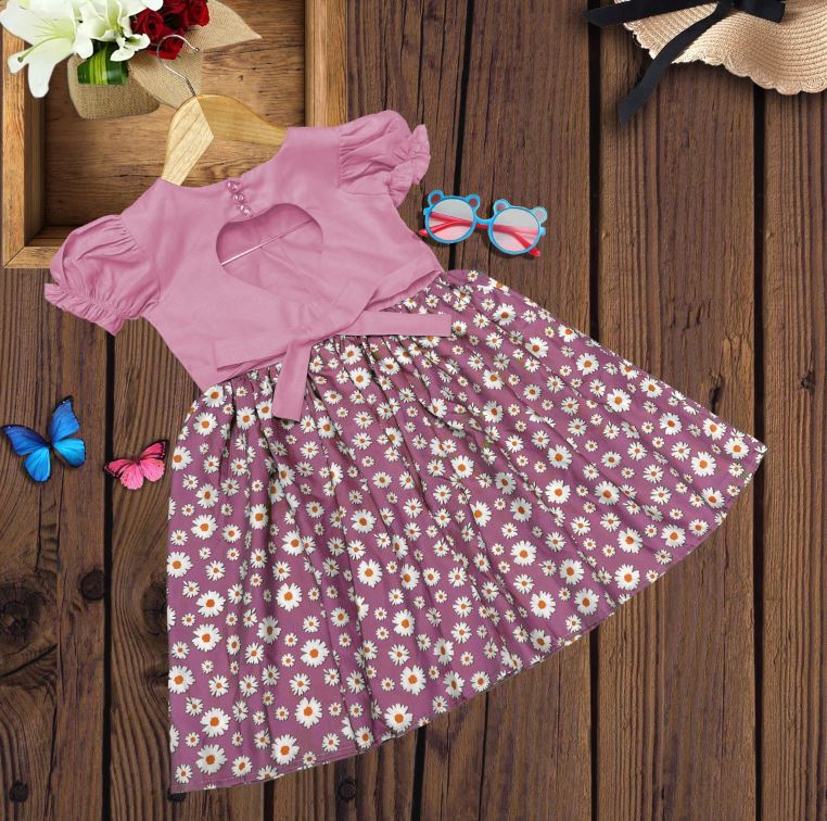 Adorable Baby Girl Floral Dress – Summer Party Outfit