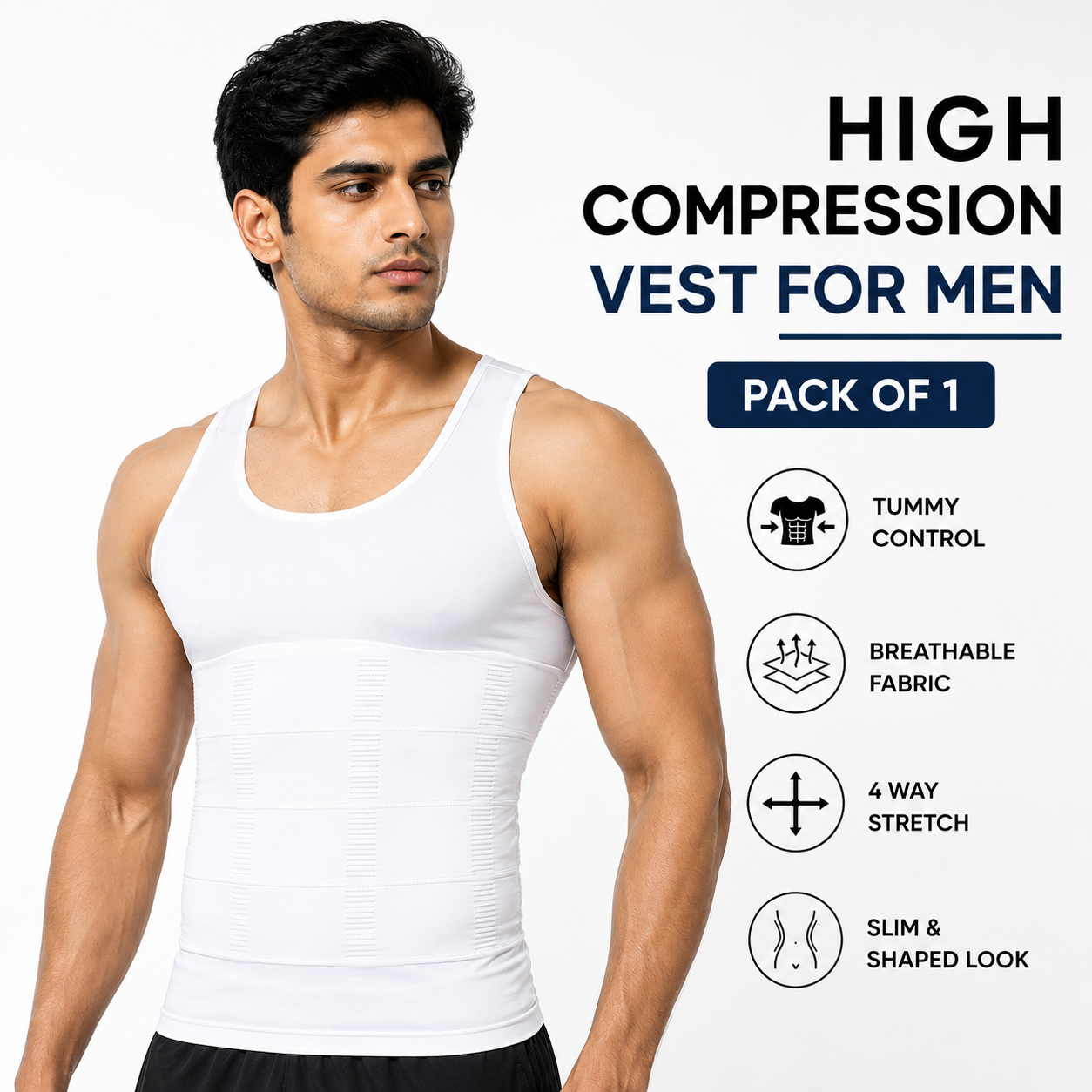 Men's Shapers Tank - Breathable Activewear Mesh
