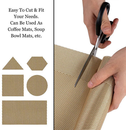 [Pack   Of   6]   Dining   Table   Heat-Resistant   Placemats