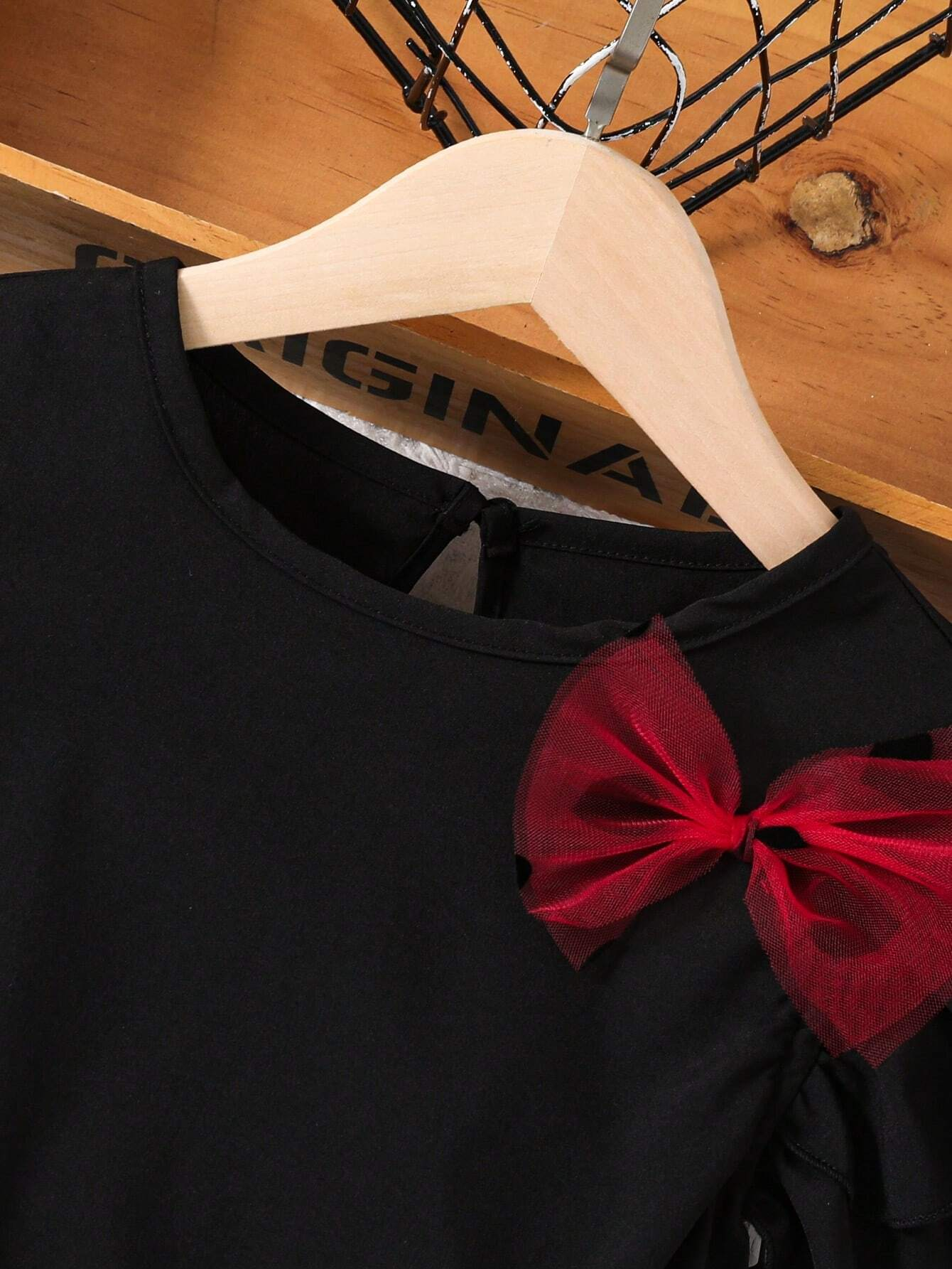 Adorable Baby Girl Dress – Maroon & Beige Heart Tulle Party Dress