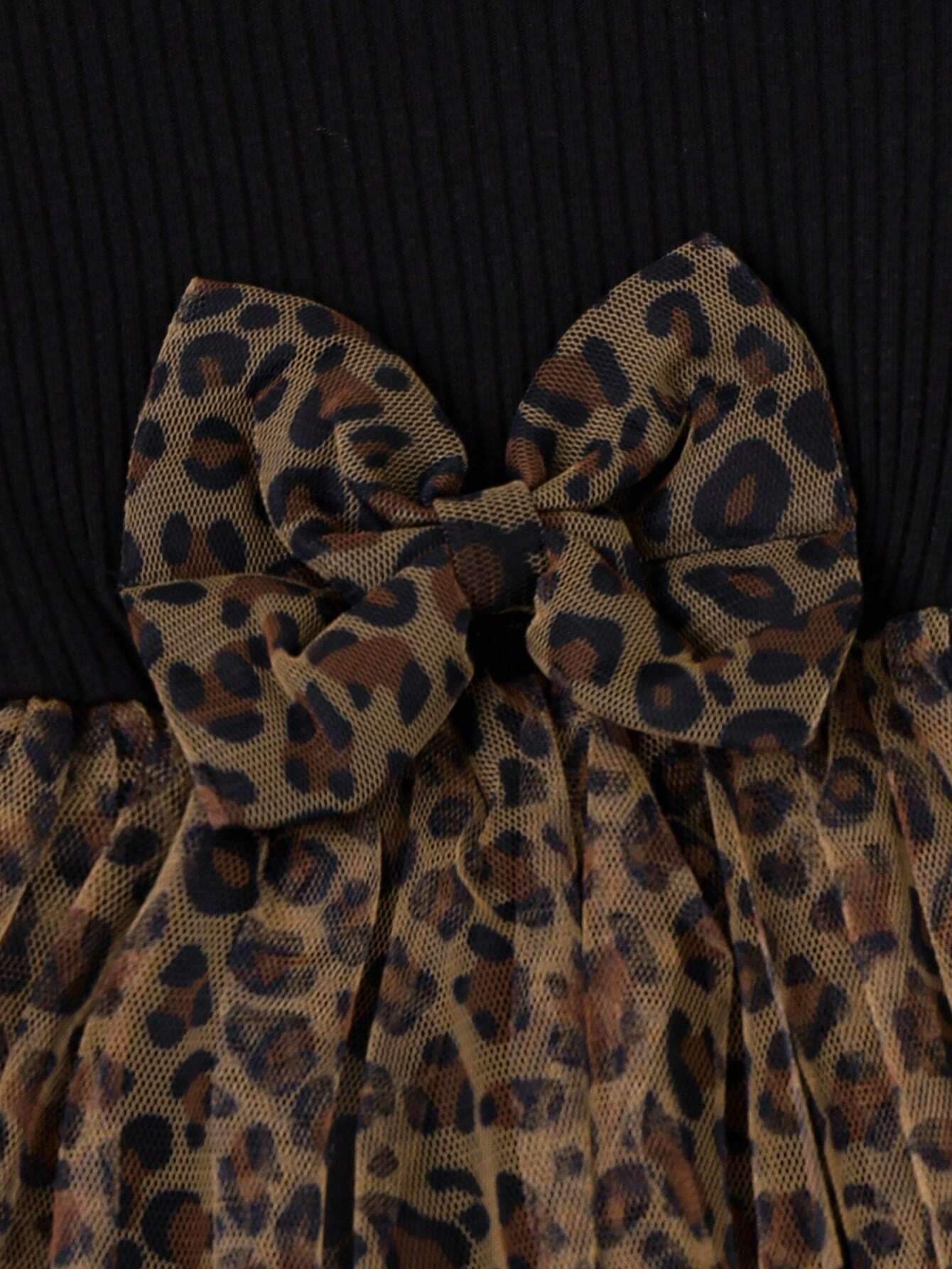 Stylish Baby Girl Dress – Print Tulle Party Dress