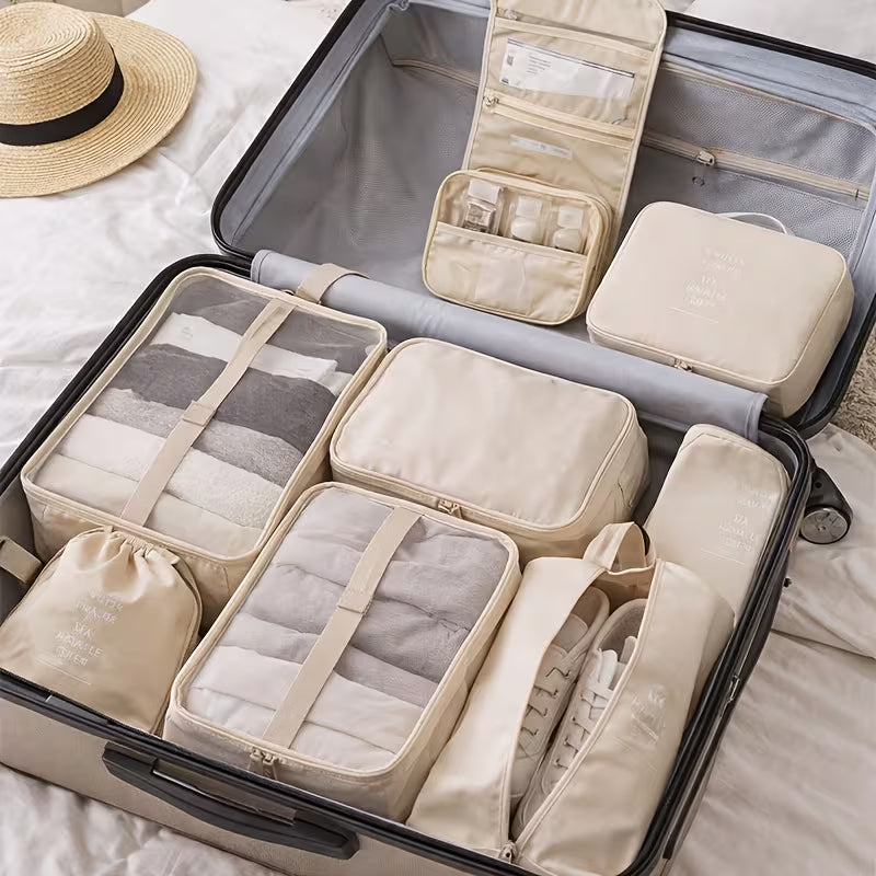 7-in-1 Travel Organizer Packing Cubes Set