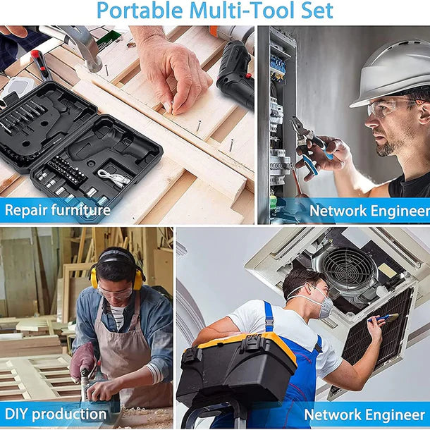 47 in 1 Wireless Electric Screwdriver Drill Kit