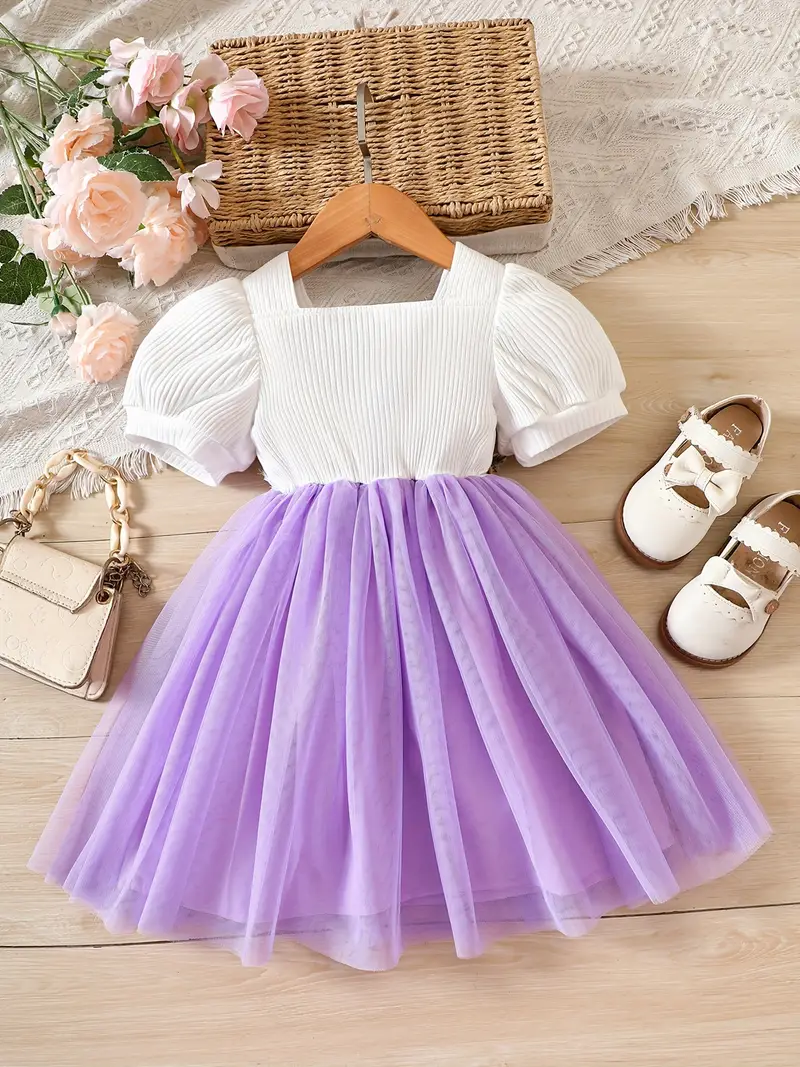 Elegant Baby Girl Dress with Floral Embellishments