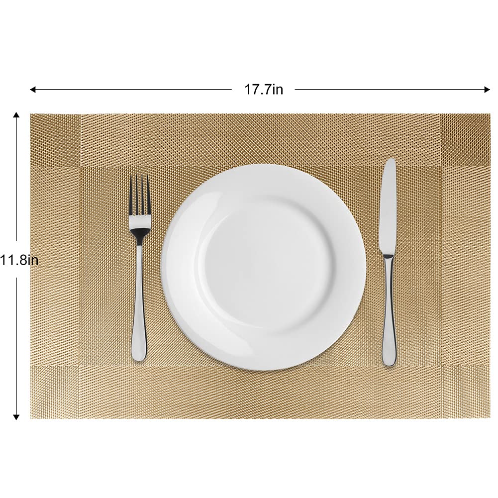 [Pack   Of   6]   Dining   Table   Heat-Resistant   Placemats