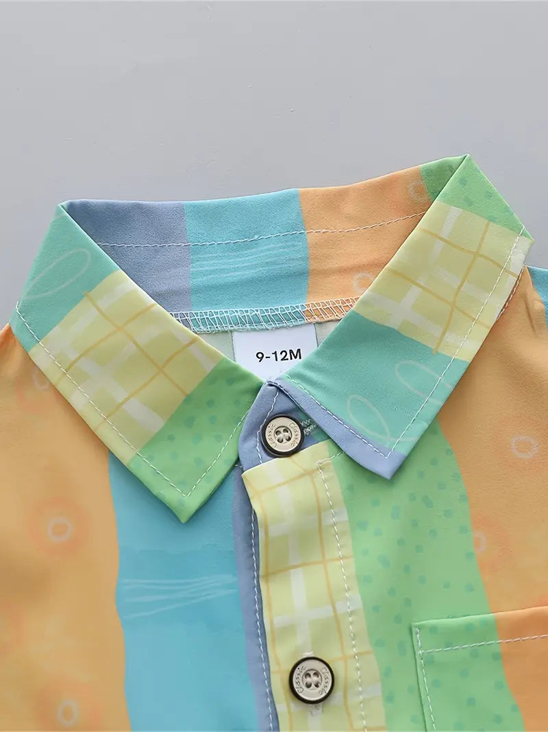 Rainbow fantastic colorful shirt & short