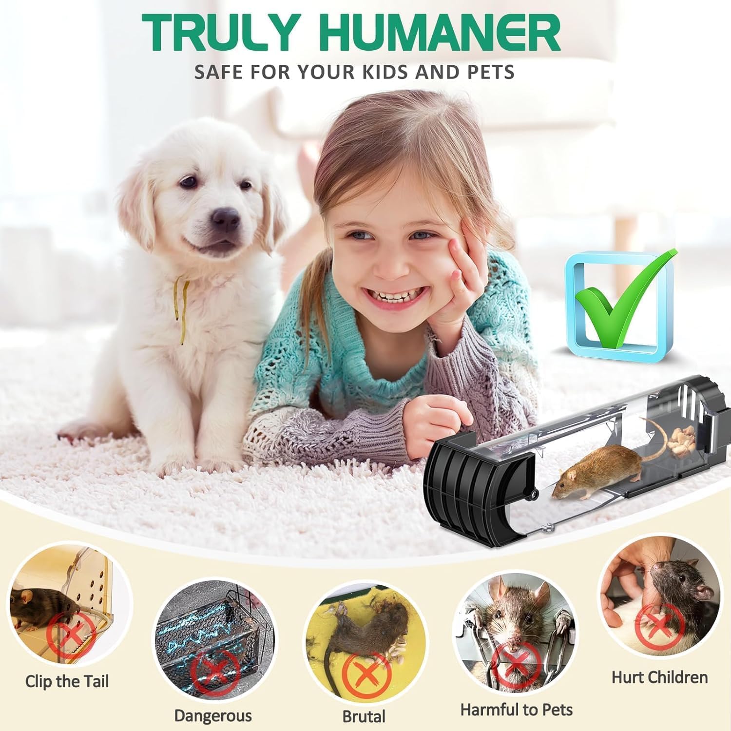 Big Rat Trap Cage for House Garden