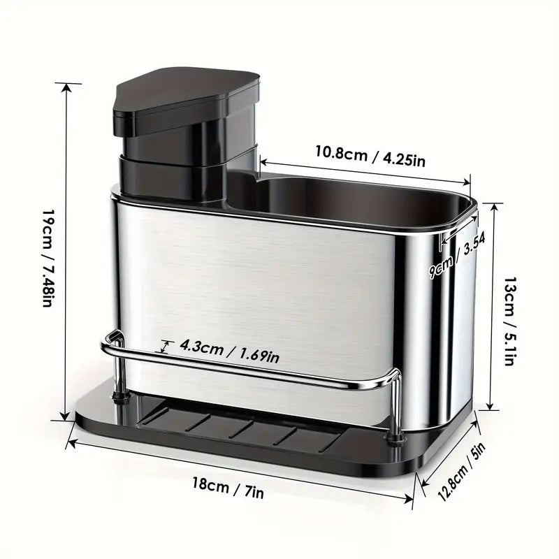 3-in-1 kitchen sink organizer