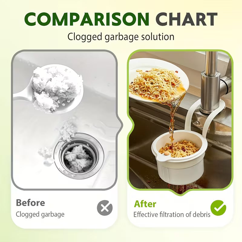2-in-1 Press-to-Drain Kitchen Strainer Bowl – Multi-Function Fruit & Vegetable Washing Colander with Flip-Open Bottom Drain