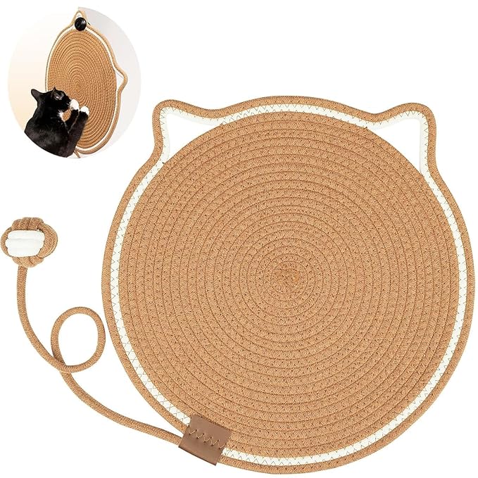 Cotton Thread Cat Mat, Woven Cat Scratch Pad