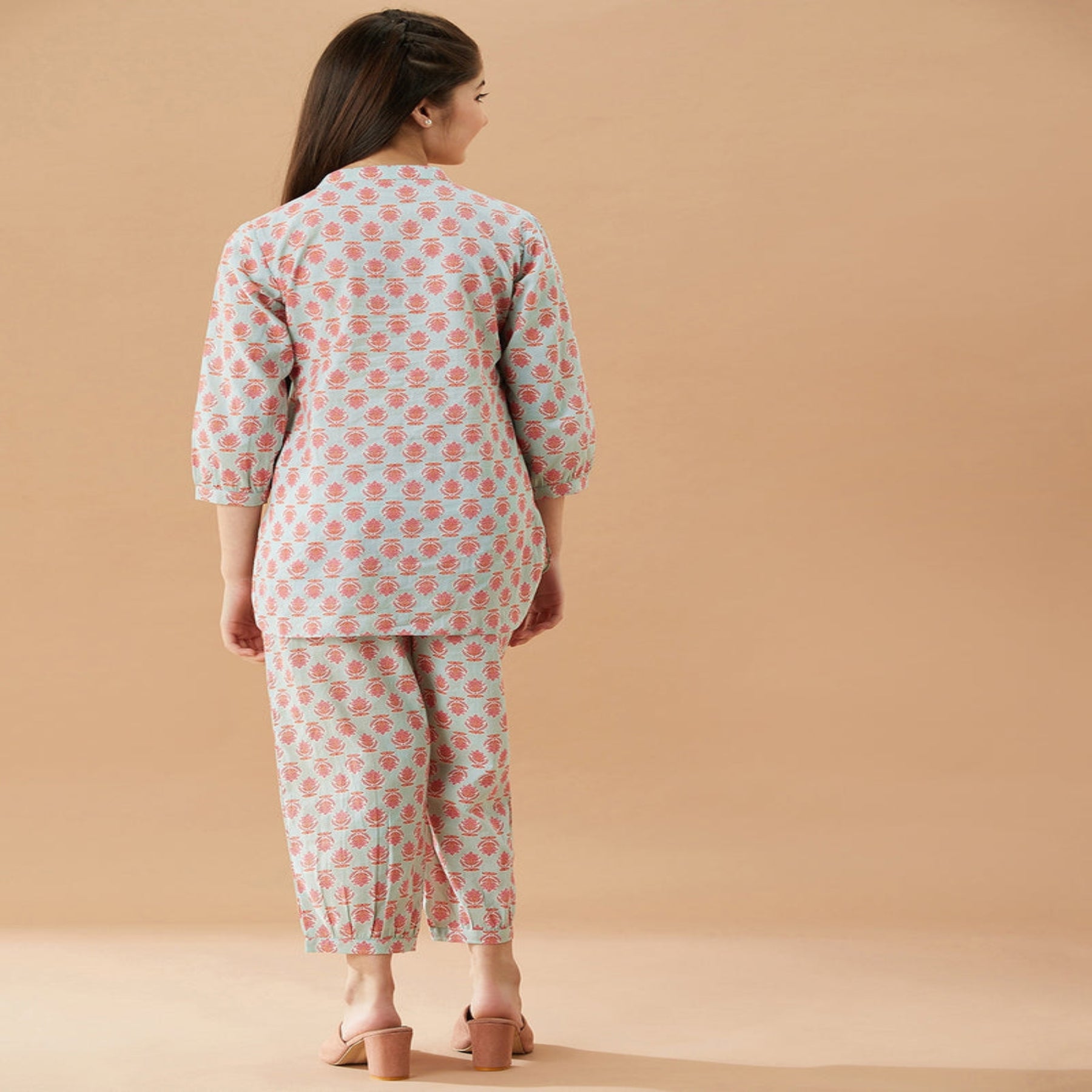 Elegant Printed Kurta Set for Girls – Casual & Festive Wear