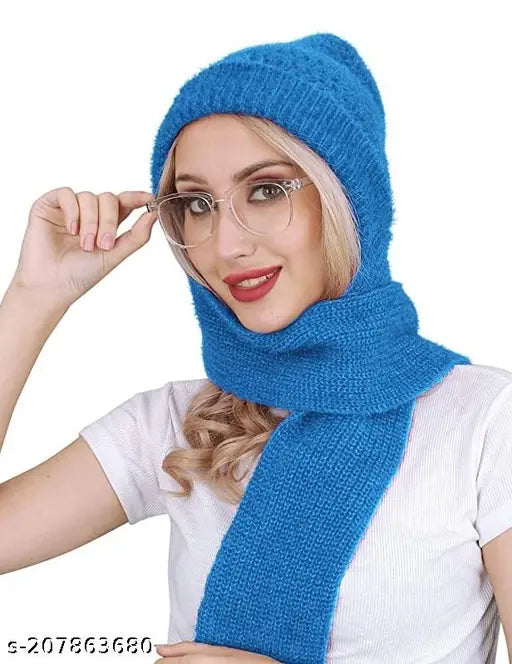 Integrated Ear Protection Windproof Cap Scarf