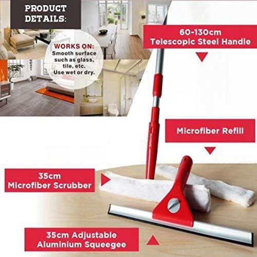 Magic Window Cleaning Tool with Microfiber Mop