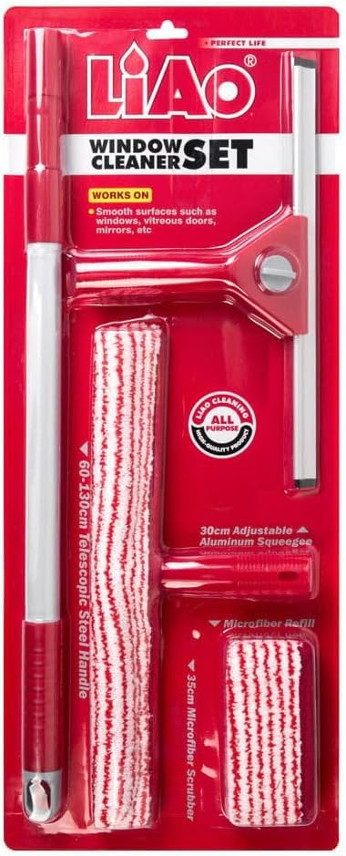 Magic Window Cleaning Tool with Microfiber Mop