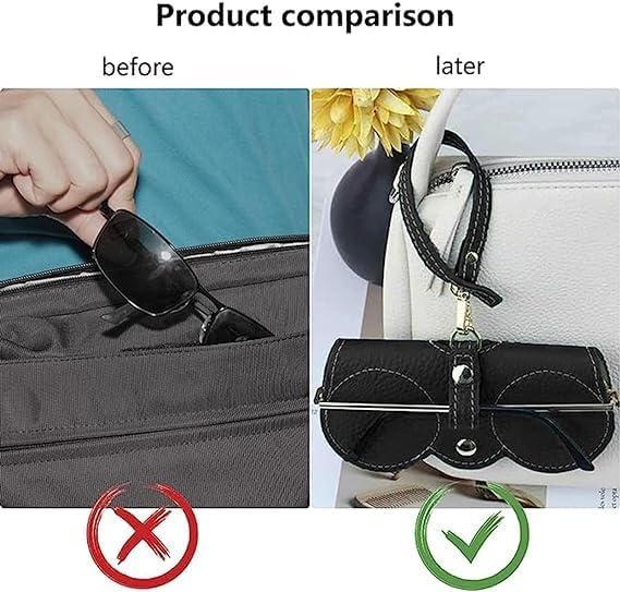 Stylish Leather Eyewear Cover (Buy 1 Get 1 Free)