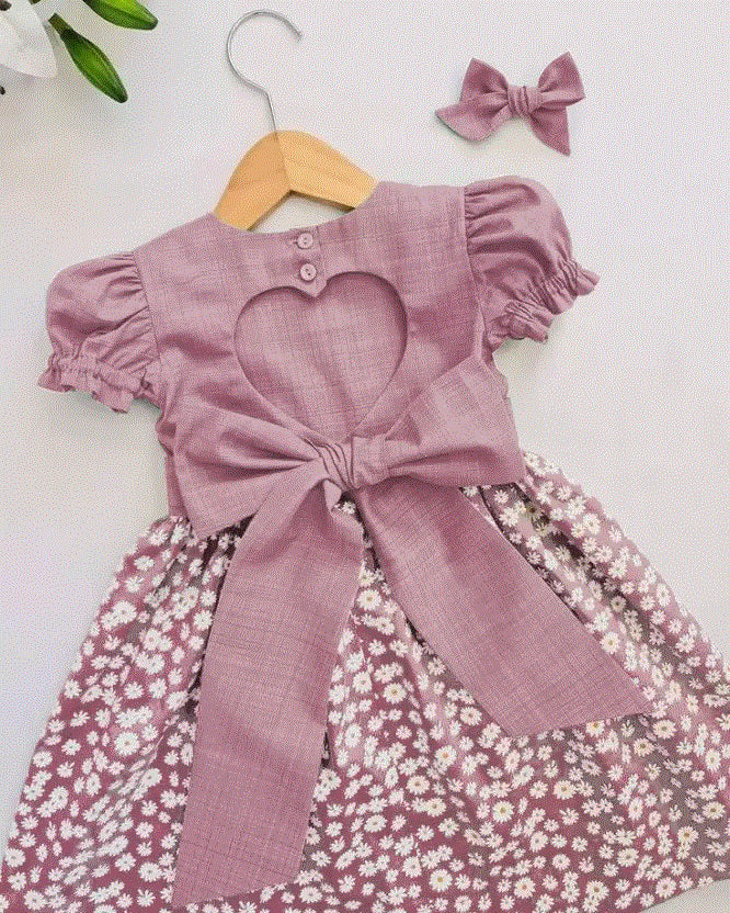 Adorable Baby Girl Floral Dress – Summer Party Outfit