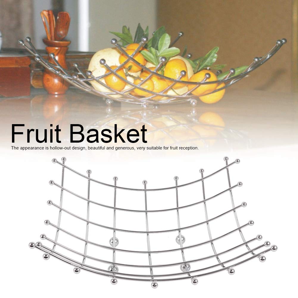Luxury Stainless Steel Fruit Basket for Home & Kitchen