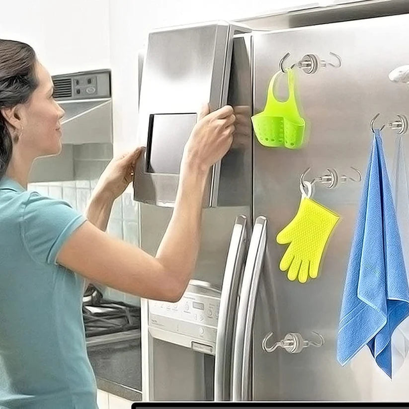 Heavy Duty Magnetic Hook for Kitchen, Fridge, Garage & Office