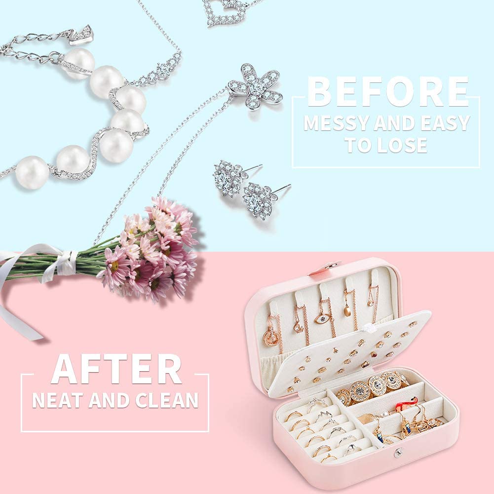 Jewellery Organizer Box (Pink)
