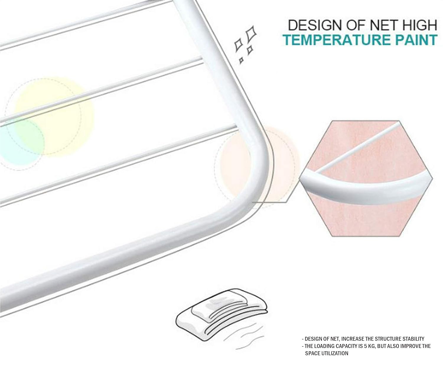 Foldable Clothes Drying Rack