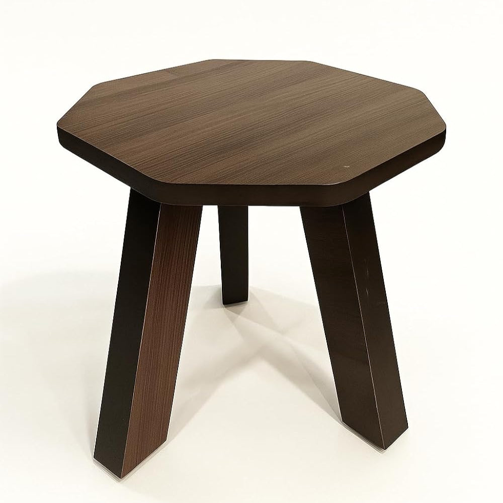 Foldable Mini Hexagonal Side Table Sturdy Legs, Perfect for Living Room